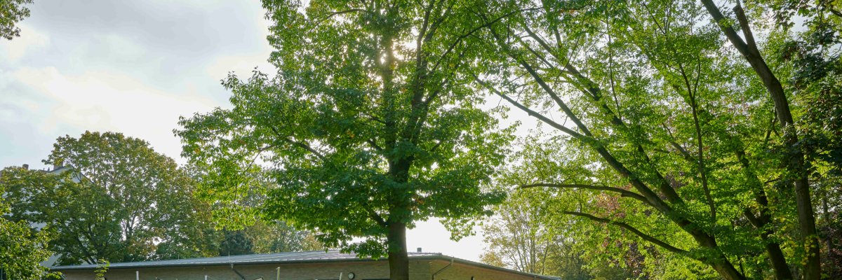 Außenansicht des Begegnungszentrums in Bärenkämpen