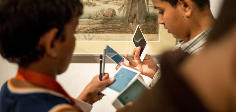 Kinder lernen im Mindener Museum