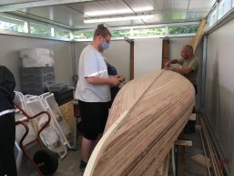 Bootsbau-Projekt in Bärenkämpen Bootsbau-Projekt in Bärenkämpen