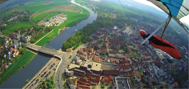 Drachenflieger über Minden