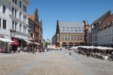 Blick auf den Marktplatz in Minden