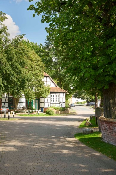 Der historische Ortskern des Stadtbezirks Hahlen