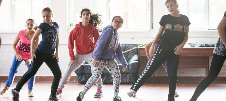 Kinder tanzen HipHop