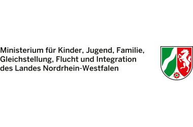 Logo Ministerium für Kinder, Jugend, Familie, Gleichstellung, Flucht und Integration des Landes NRW