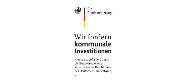 Logo Bundesregierung - Förderung kommunaler Investitionen