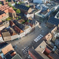 Luftbild Marktplatz Minden
