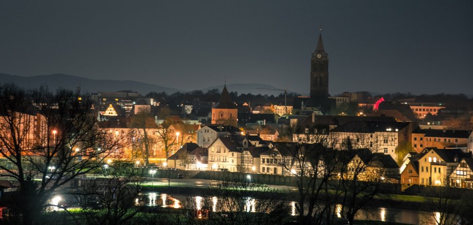 Minden bei Nacht