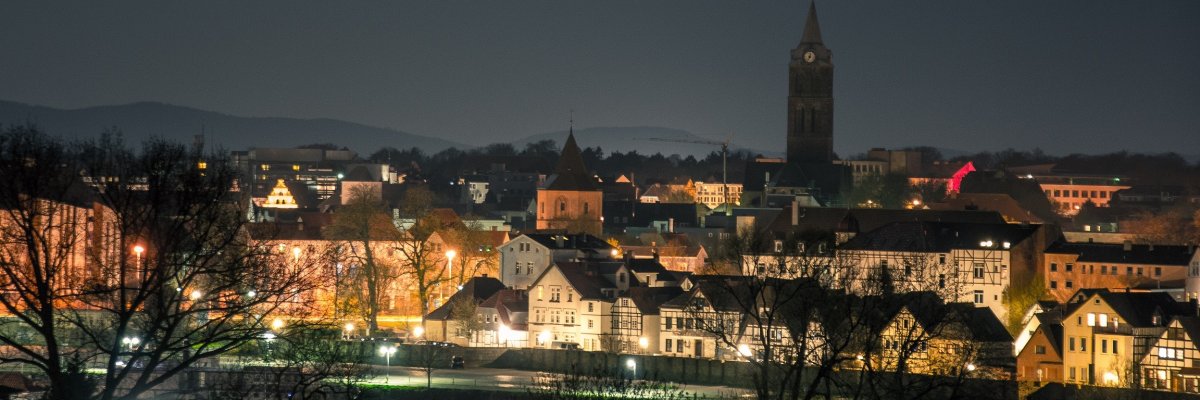 Minden bei Nacht Minden bei Nacht