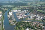 Luftbild Containerhafen Minden