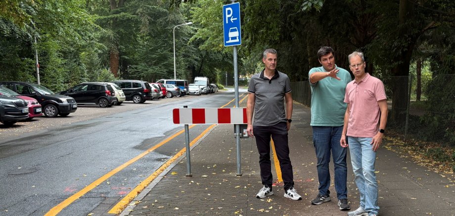 Besuch des neuen Verkehrsversuchs am Marienglacis Besuch des neuen Verkehrsversuchs am Marienglacis