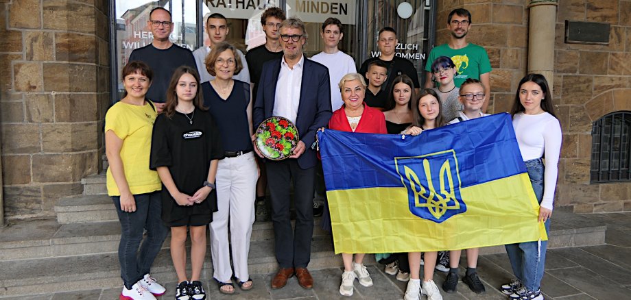 Besuch der ukrainischen Schulklasse in Minden
