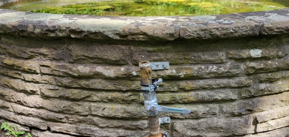 Brunnen ohne Absperrhahn auf Südfriedhof