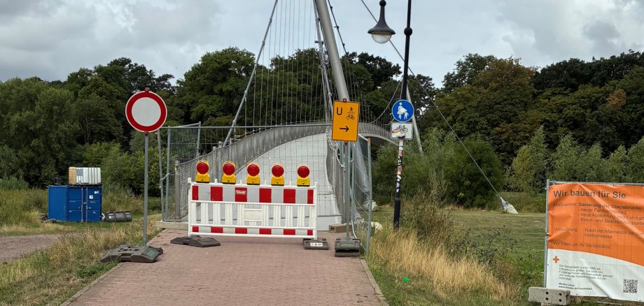 Die Glacisbrücke wird ab 24. August erneut gesperrt Die Glacisbrücke wird ab 24. August erneut gesperrt