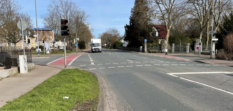 Die Kreuzung von Marienstraße und Saarring wird fahrradfreundlich ausgebaut