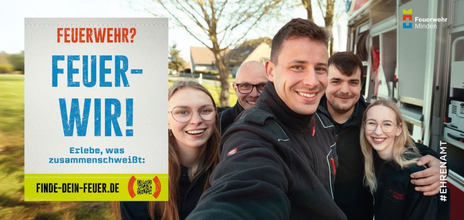 Kampagne zur Mitgliederwerbung für die Freiwillige Feuerwehr gestartet