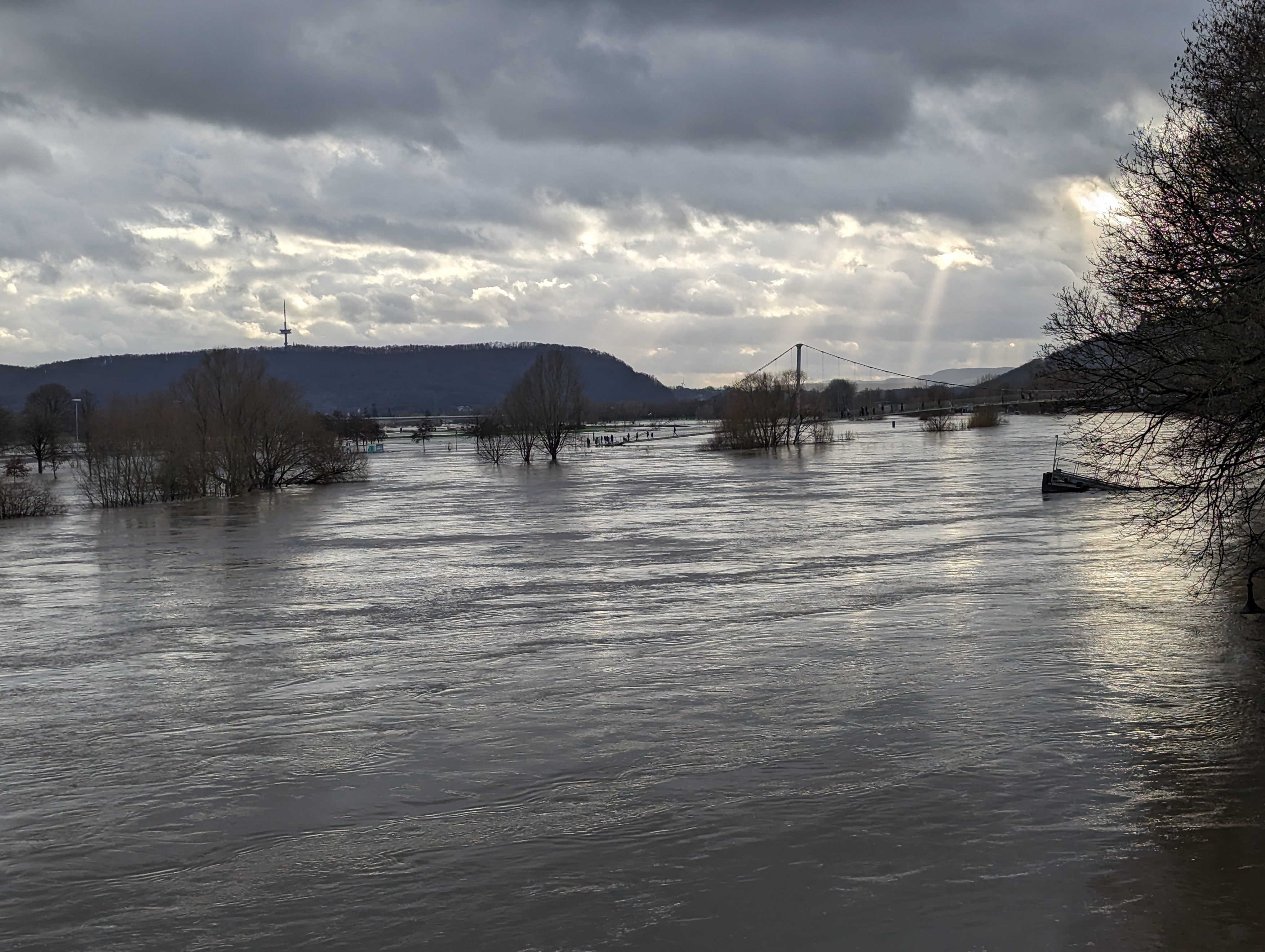 Hochwasser_2023_Weserstrand Hochwasser_2023_Weserstrand