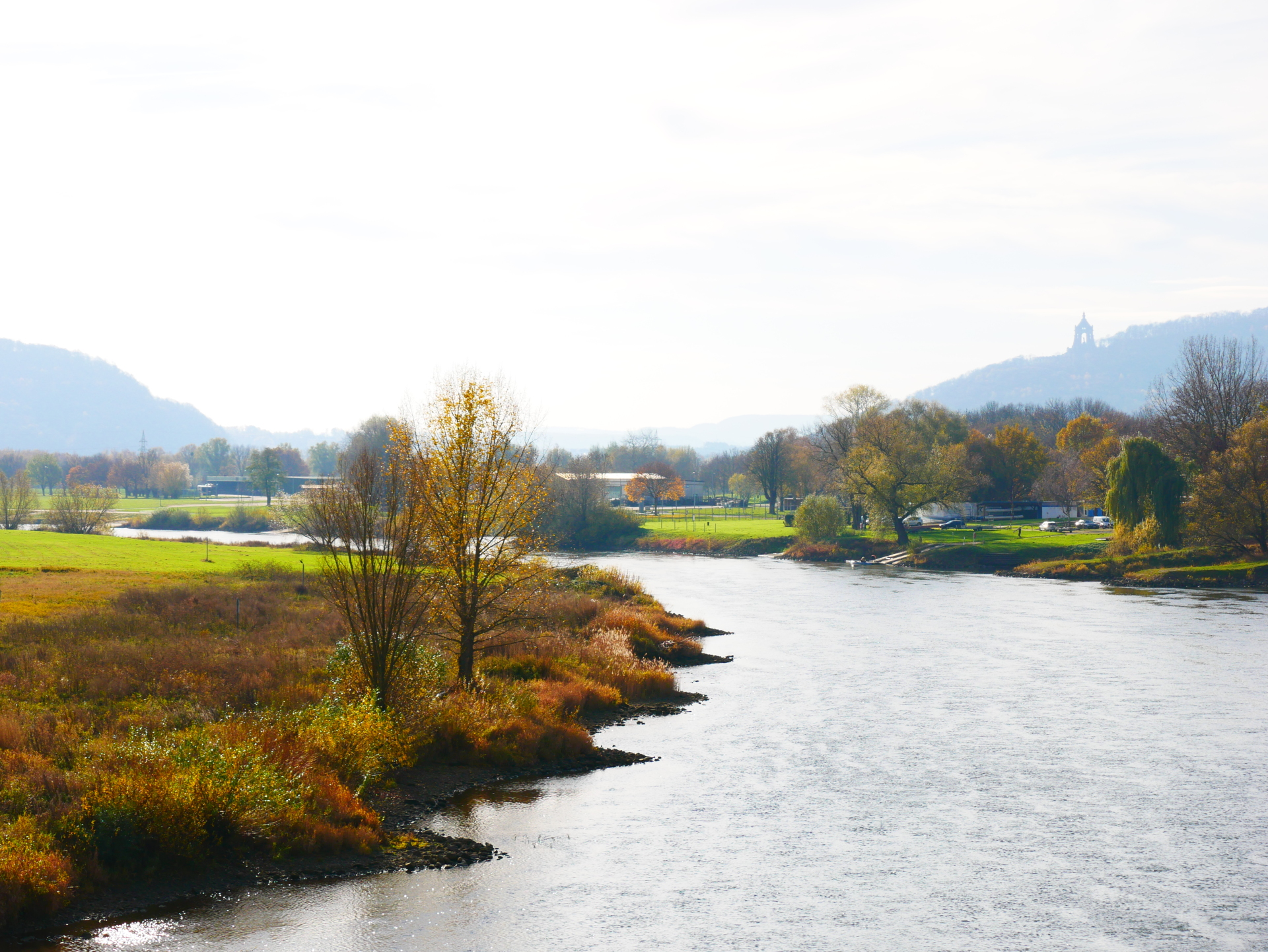 Weser im Herbst
