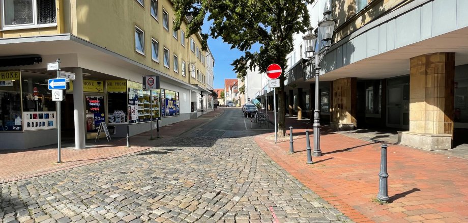 In diesem Teil der Königstraße beginnt der letzte Bauabschnitt In diesem Teil der Königstraße beginnt der letzte Bauabschnitt