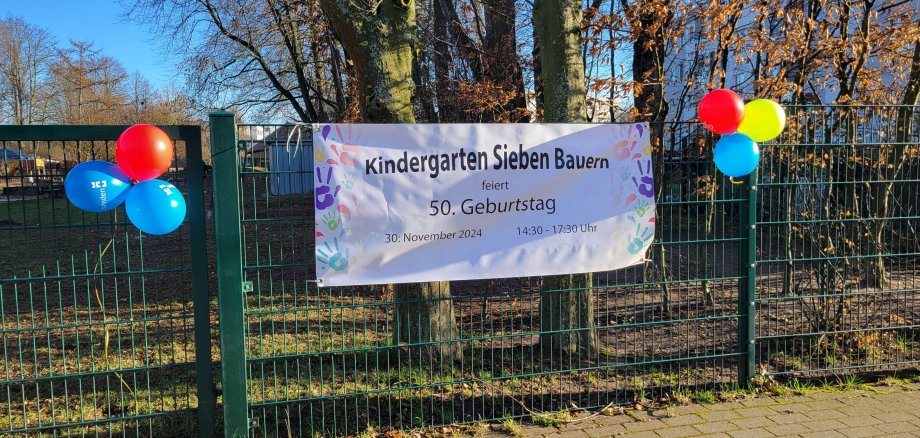 Mit einem bunten Fest hat die Kita Sieben Bauern ihr Jubiläum gefeiert