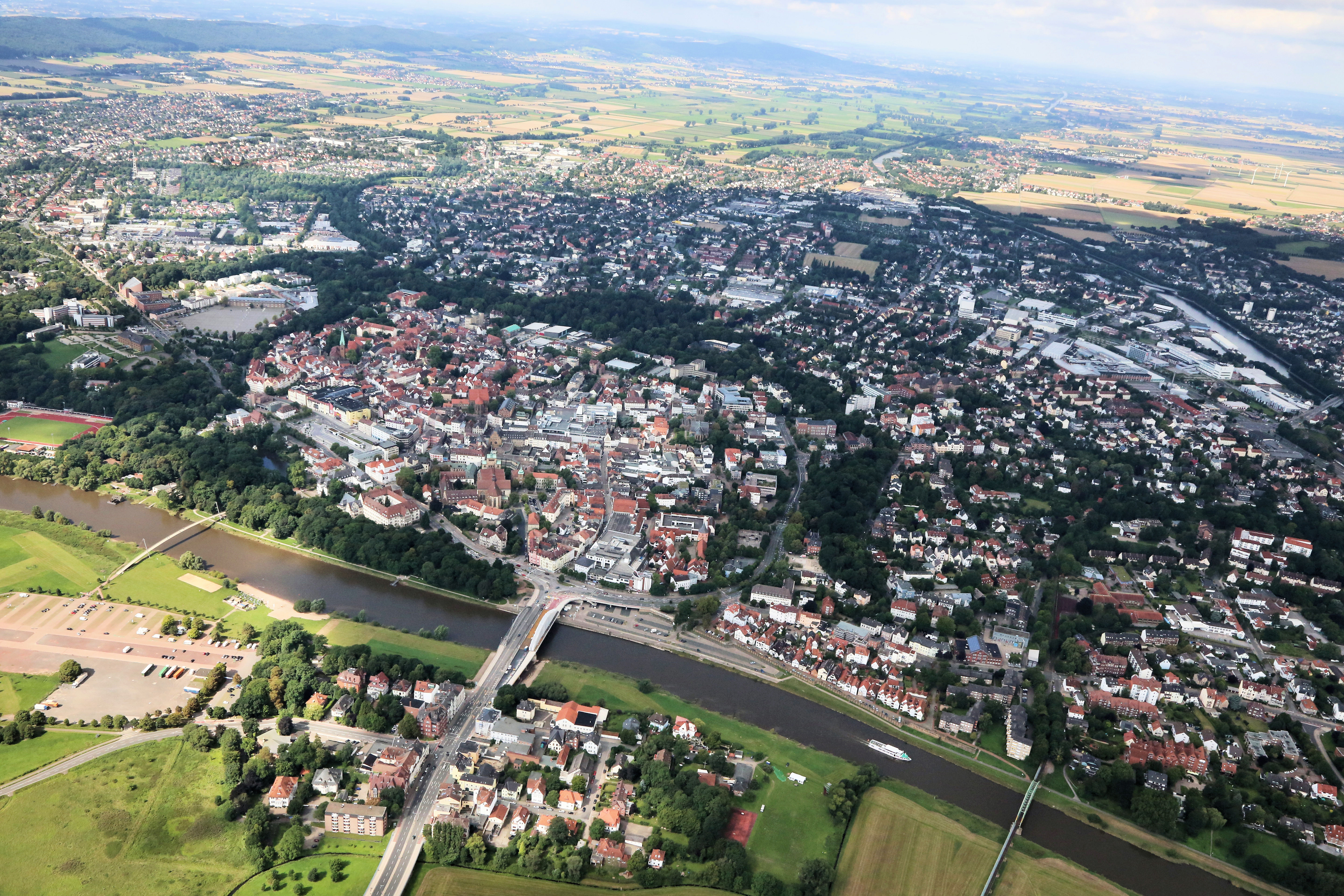 Luftbild Minden