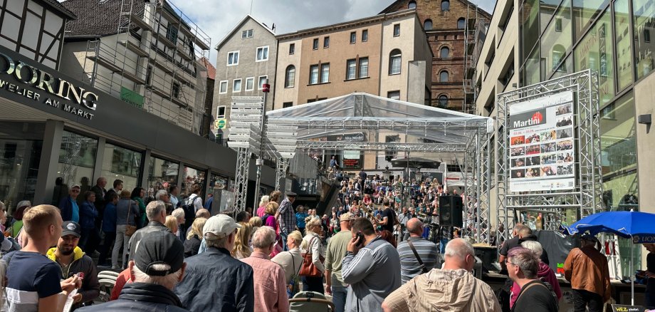 "Martini um 12" ist eine beliebte Open-Air-Konzertreihe