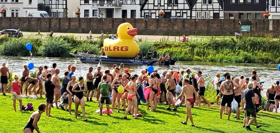 Weserschwimmen in Minden Weserschwimmen in Minden