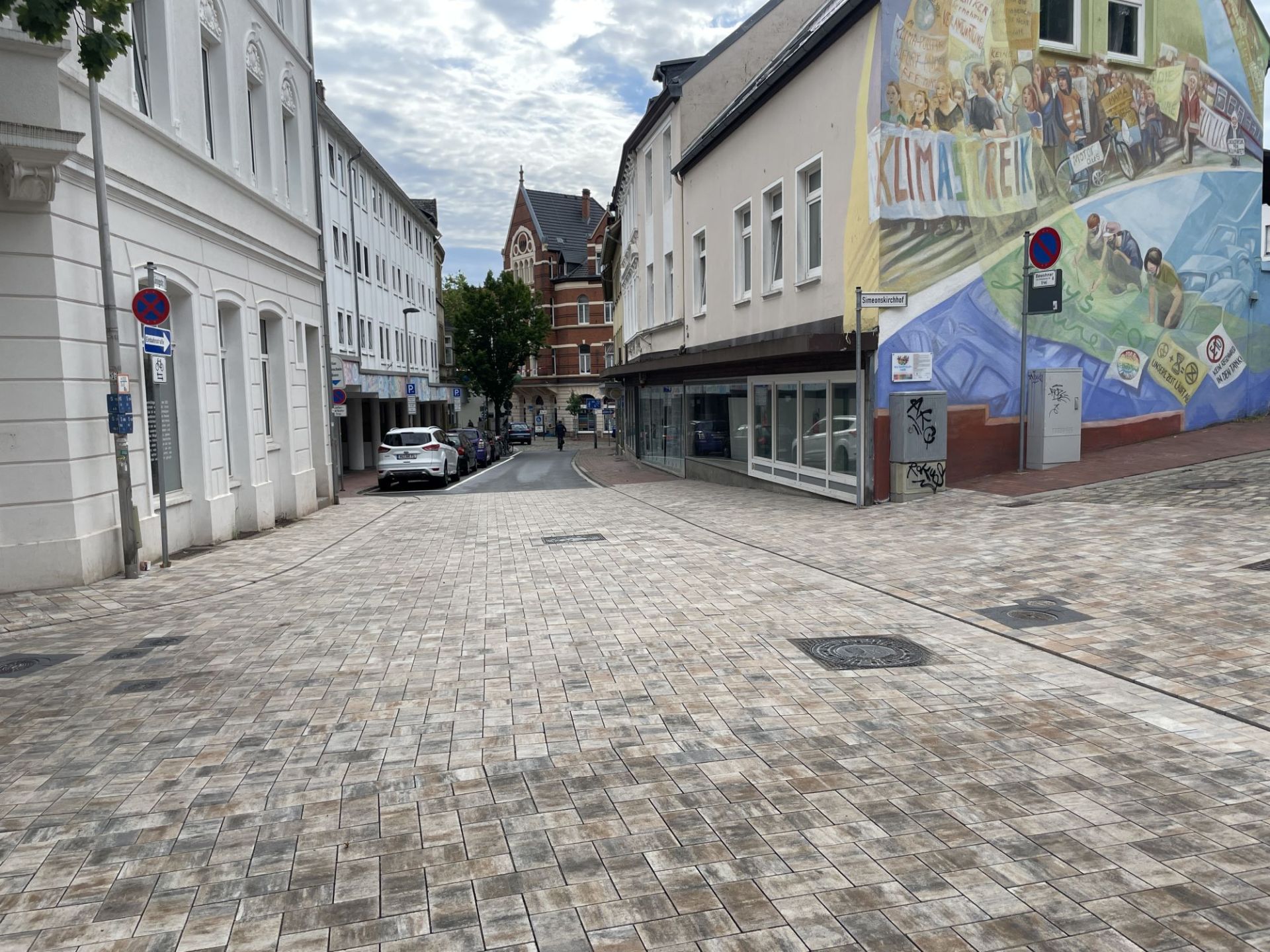 Neugepflasterte Königstraße (Altstadt) Neugepflasterte Königstraße (Altstadt)