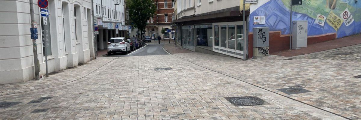 Neugepflasterte Königstraße (Altstadt) Königstraße Altstadt