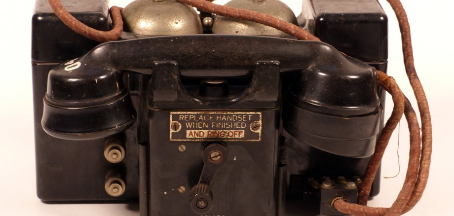 Objekt im Fokus in den Monaten Juli und August ist ein Feldsprecher aus den 1940er Jahren