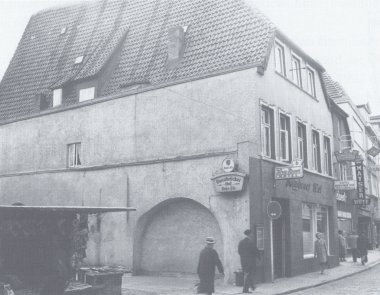 Außenansicht des Gebäudes Bäckerstraße 42 aus dem Jahr 1970