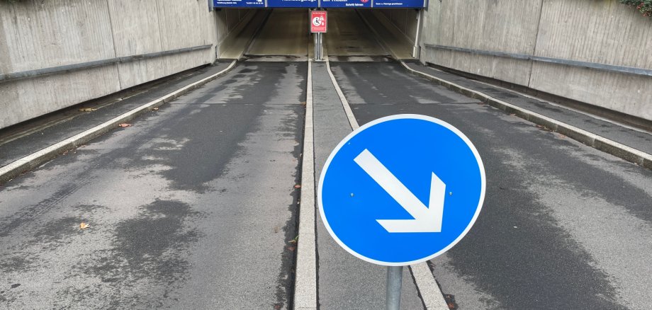 Bei der Einfahrt in die Rathaus-Garage wird das Kennzeichen erfasst Bei der Einfahrt in die Rathaus-Garage wird das Kennzeichen erfasst