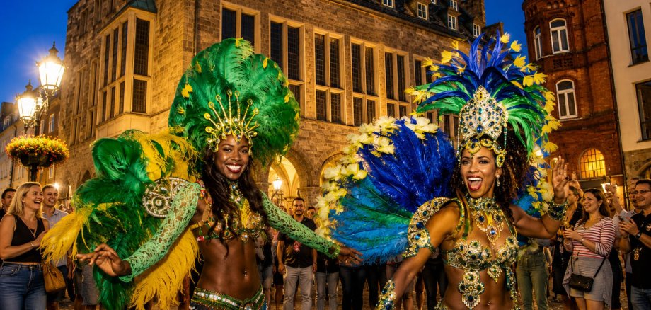 Samba-Rhythmen werden am Wochenende 12. und 13. September in der Mindener Innenstdat zu hören sein