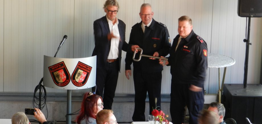 Schlüsselübergabe Feuerwehrhaus Meißen