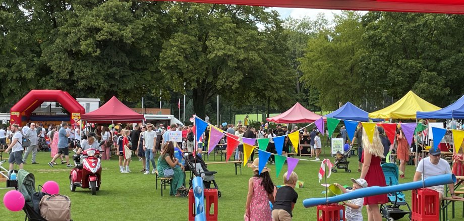 Beim Familienfest des Jugendamtes war sehr viel los