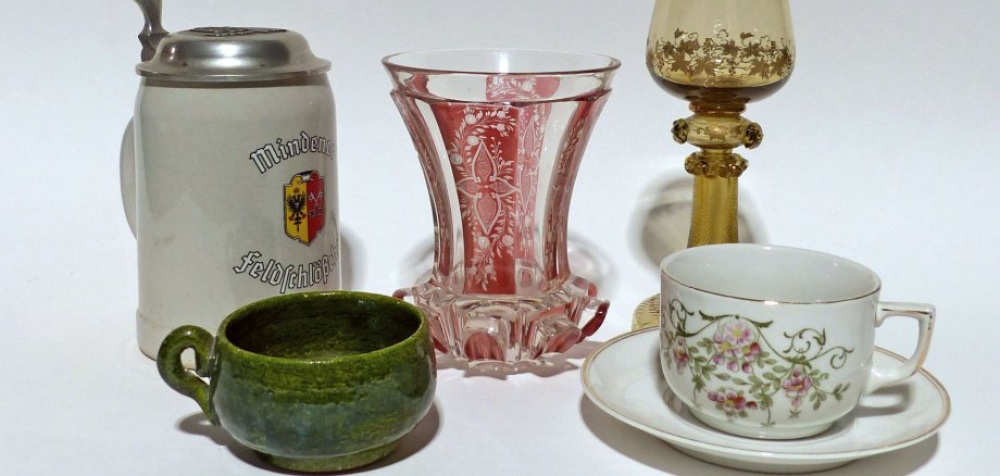 Sammlung alter Trinkgefäße des Mindene Museums