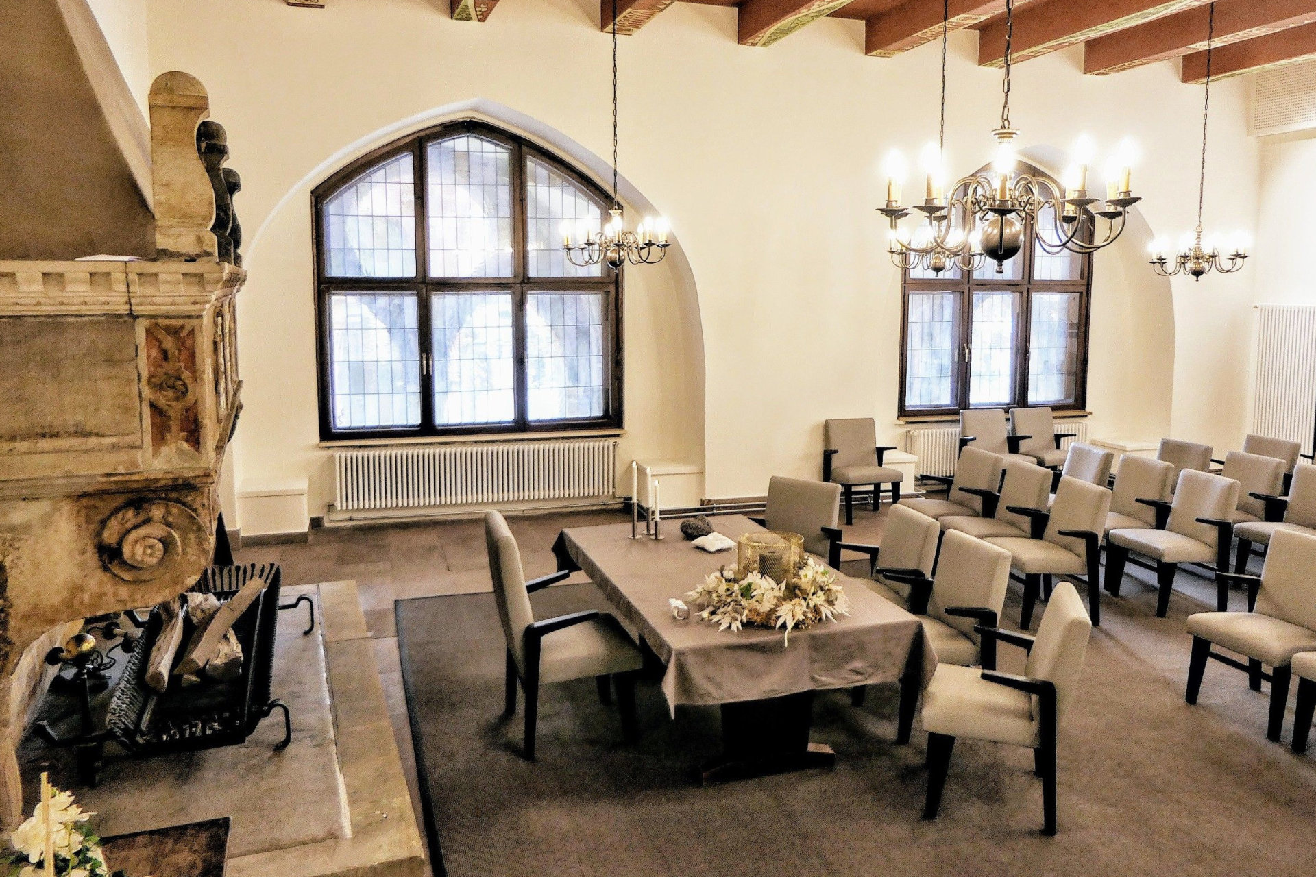 Trauzimmer des Standesamtes im Rathaus