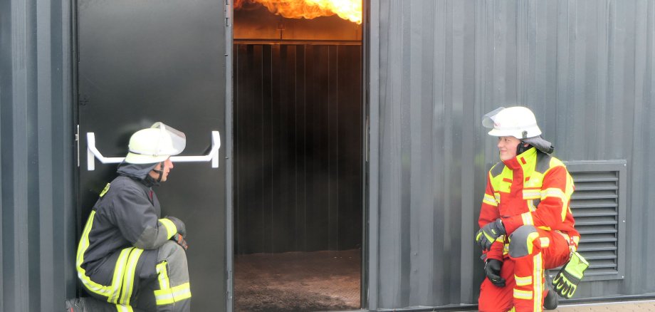 Das Übungsgelände am FTZ in Hille wird weiter zur Ausbildung von hauptamtlichen Feuerwehrleuten genutzt