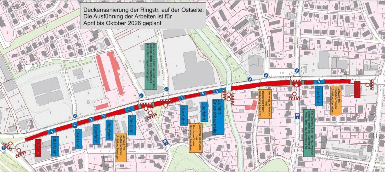 Verkehrsführung Ringstraße Ostseite