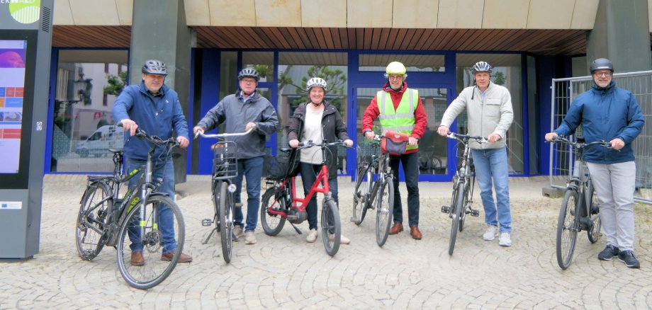 Viele Kilometer will der Verwaltungsvorstand der Stadt als Team sammeln