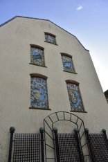 Wandbild zu Partnerstädten im englischen Sutton