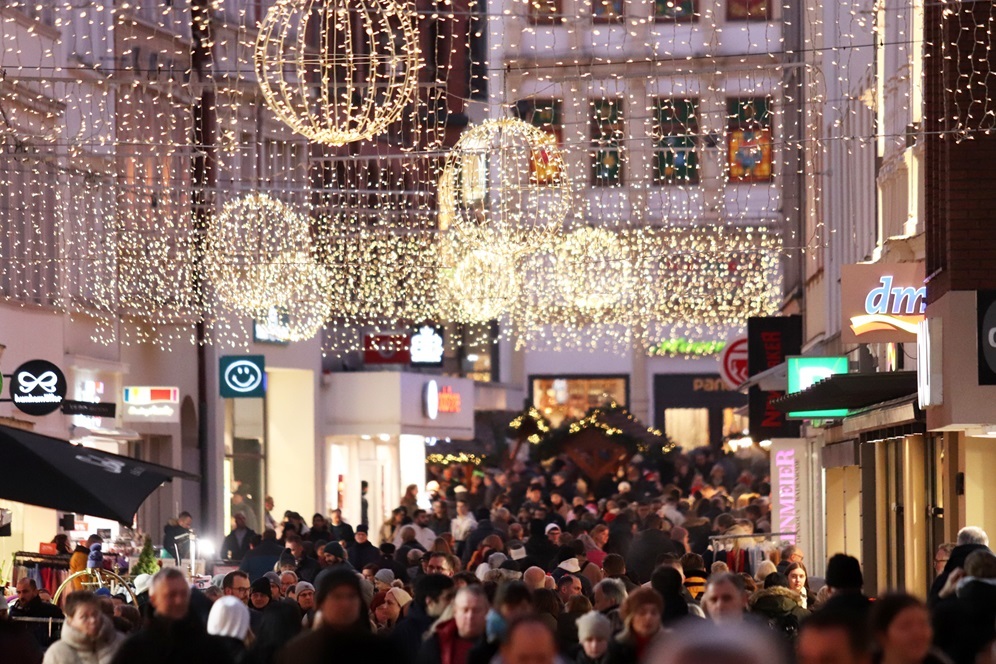Weihnachtsbeleuchtung in der Mindener Innenstadt Weihnachtsbeleuchtung in der Mindener Innenstadt