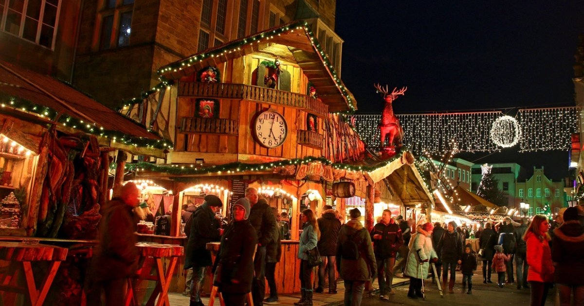 Minden erleben und Menschen treffen beim Weihnachtsmarkt Stadt Minden