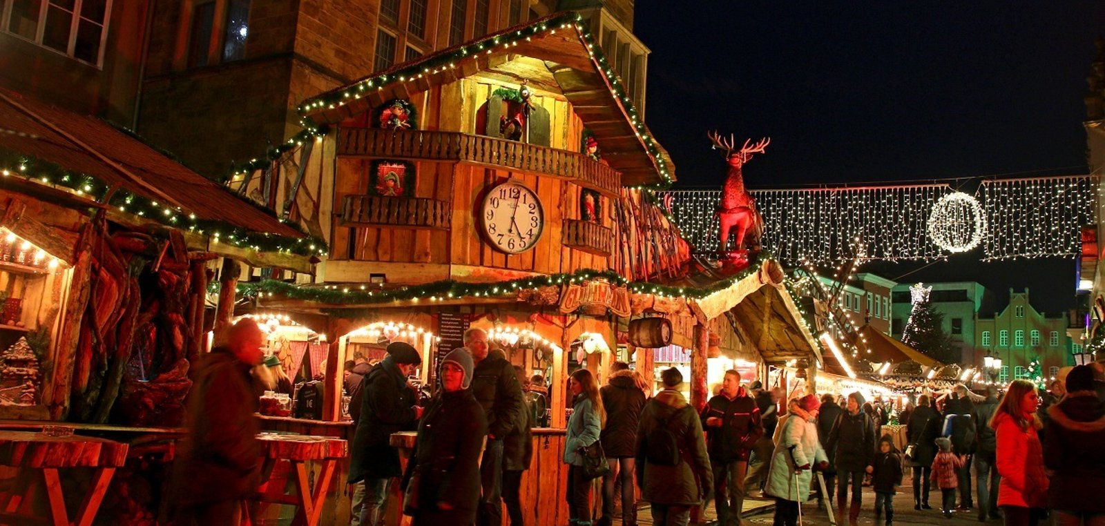 Minden erleben und Menschen treffen beim Weihnachtsmarkt Stadt Minden Die Stadt mit dem Plus