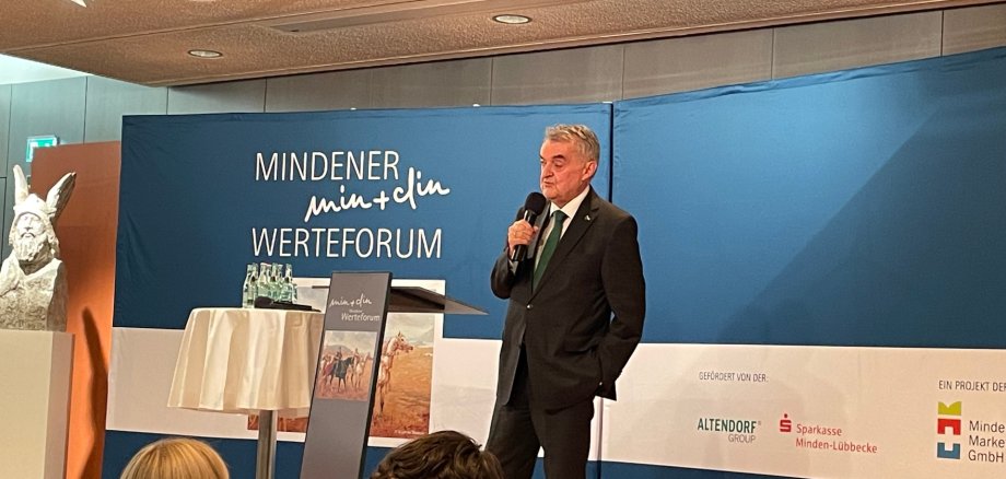 Im vergangenen Jahr war NRW-Innenminister Herbert Reul zu Gast beim Werteforum