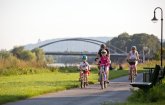Radfahren an der Weser