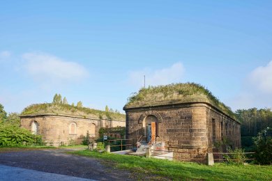 ehemaliger Festungsbau Fort A im Stadtbezirk Rechtes Weserufer