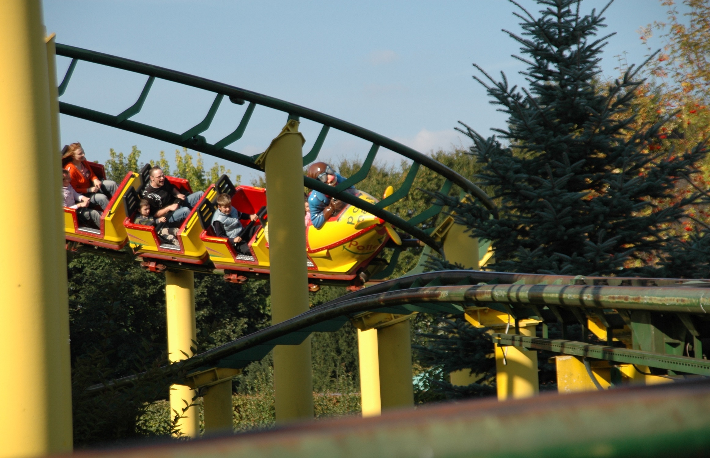 Achterbahn in potts park