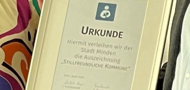 Urkunde stillfreundliche Kommune