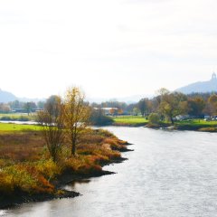 Weser im Herbst